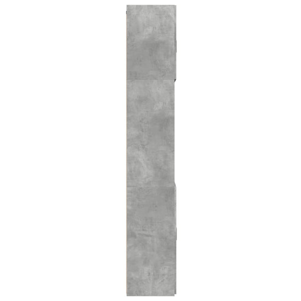 Highboard Betongrau 80x42,5x249 cm