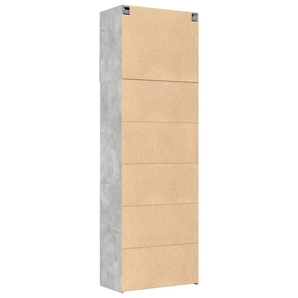 Highboard Betongrau 80x42,5x249 cm