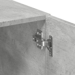 Highboard Betongrau 80x42,5x249 cm