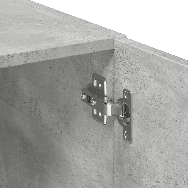 Highboard Betongrau 80x42,5x249 cm