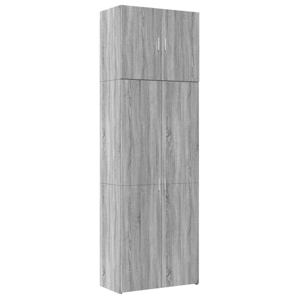 Highboard Grau Sonoma 80x249 cm