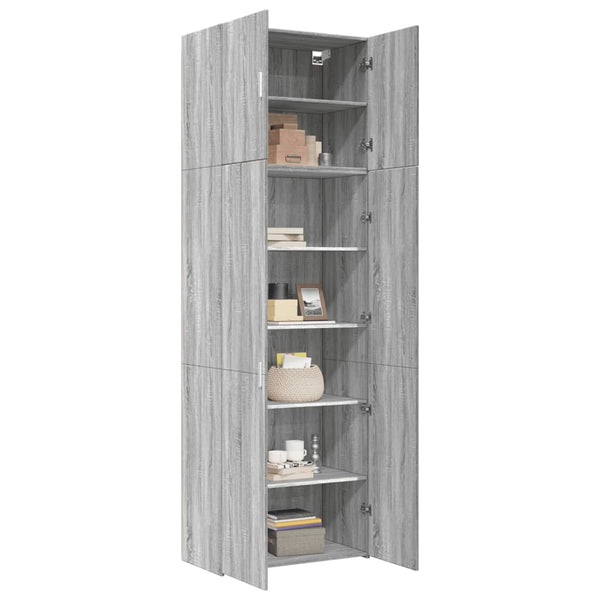Highboard Grau Sonoma 80x249 cm