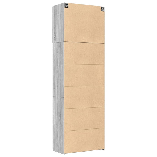 Highboard Grau Sonoma 80x249 cm