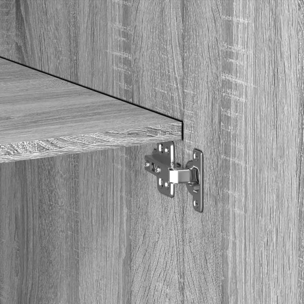 Highboard Grau Sonoma 80x249 cm