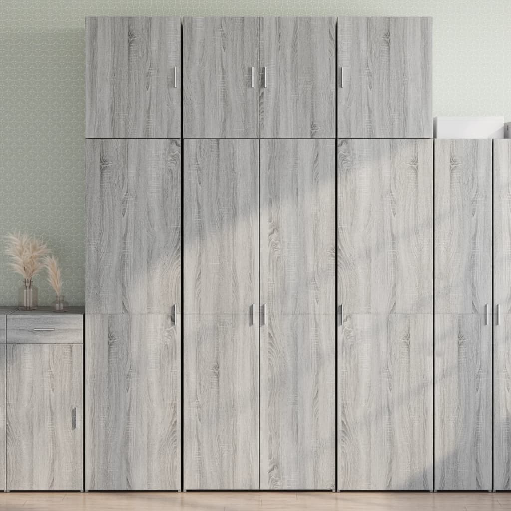Highboard Grau Sonoma 80x249 cm