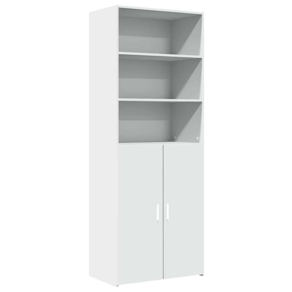 Highboard Weiß 70x42,5x185 cm