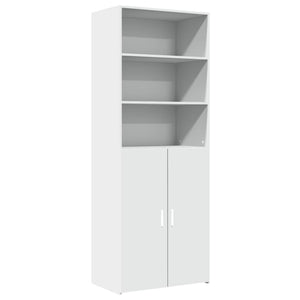Highboard Weiß 70x42,5x185 cm