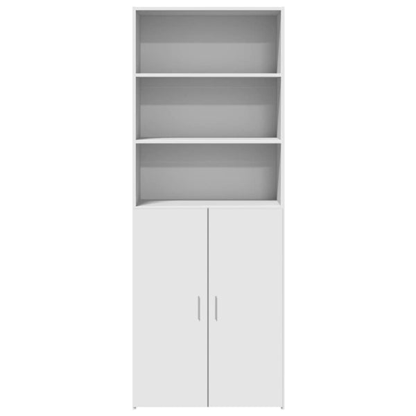 Highboard Weiß 70x42,5x185 cm