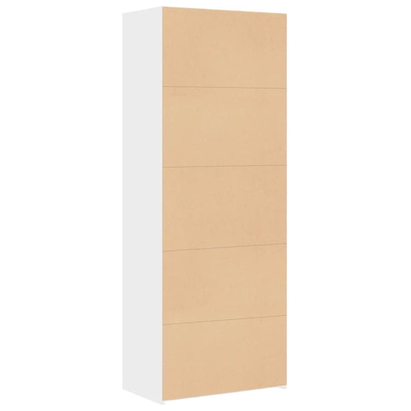 Highboard Weiß 70x42,5x185 cm