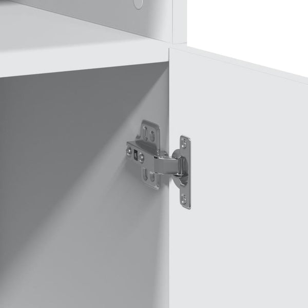 Highboard Weiß 70x42,5x185 cm