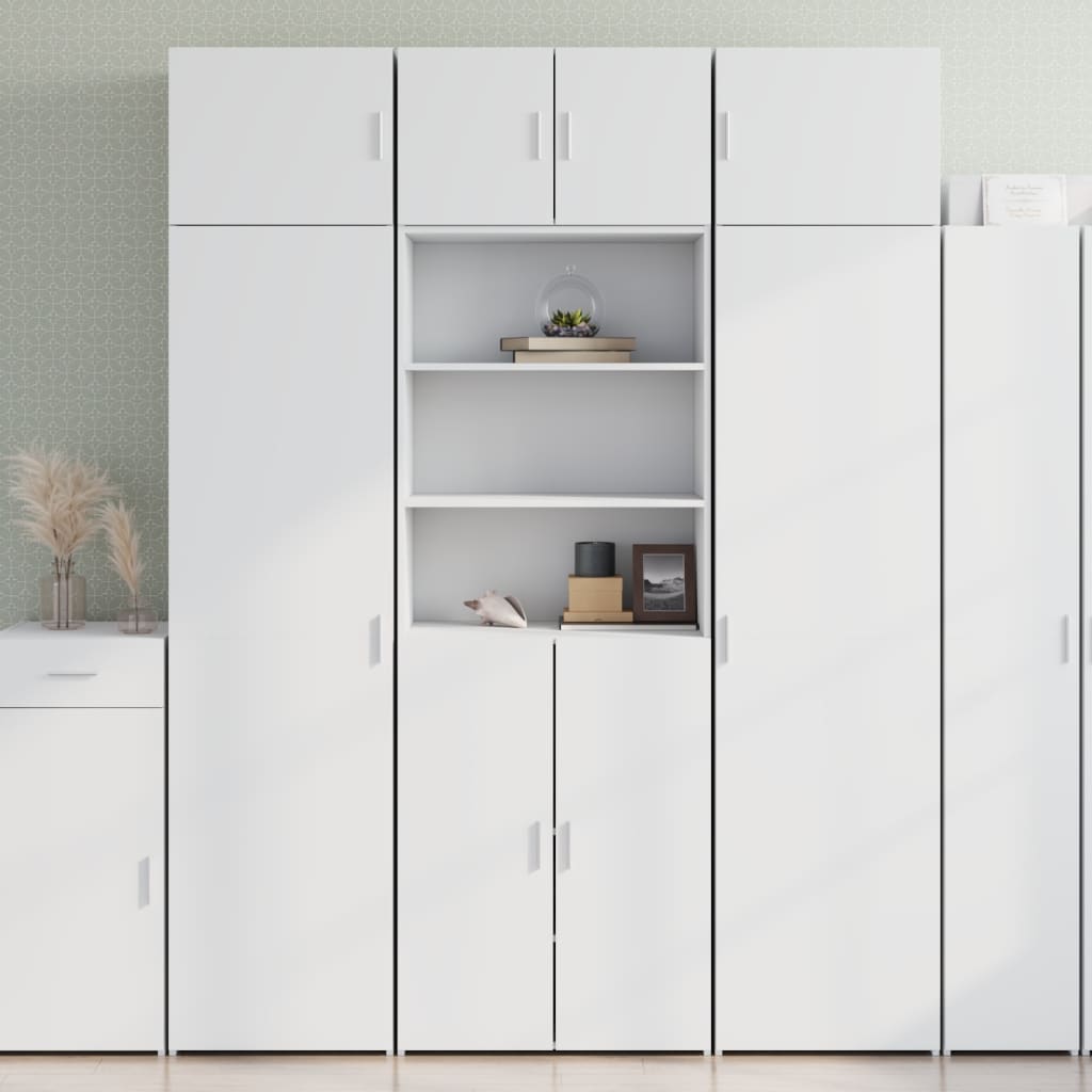 Highboard Weiß 70x42,5x185 cm