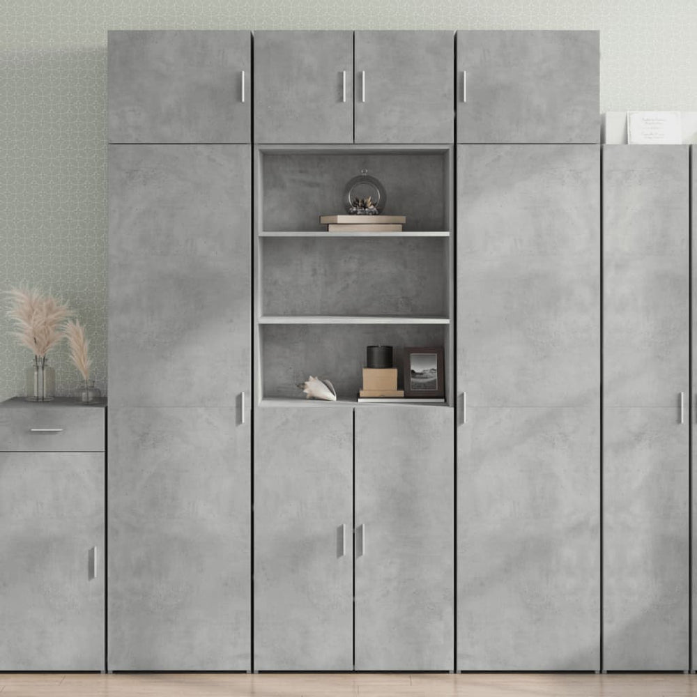 Highboard Betongrau 70x42,5x185 cm