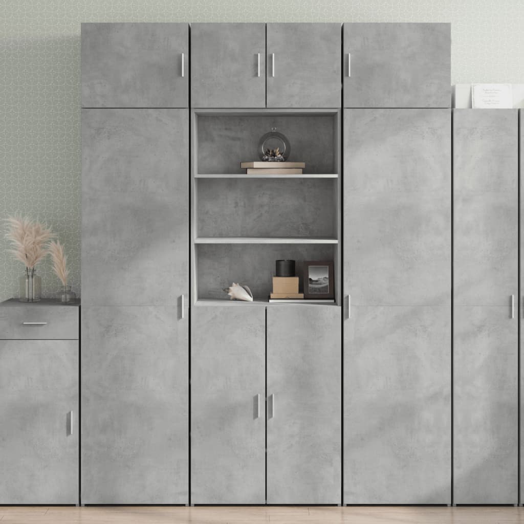 Highboard Betongrau 70x42,5x185 cm
