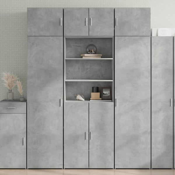 Highboard Betongrau 70x42,5x185 cm