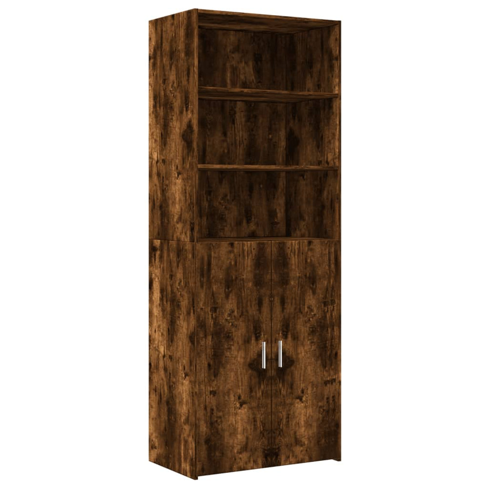 Highboard Räuchereiche 70x42,5x185 cm