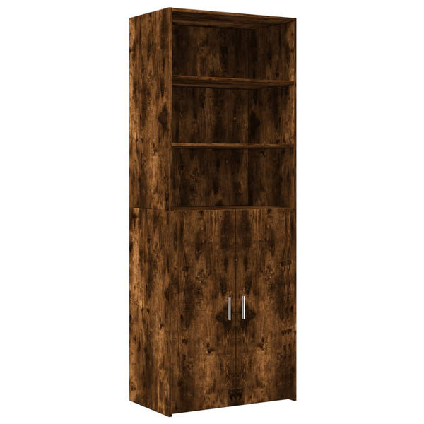 Highboard Räuchereiche 70x42,5x185 cm
