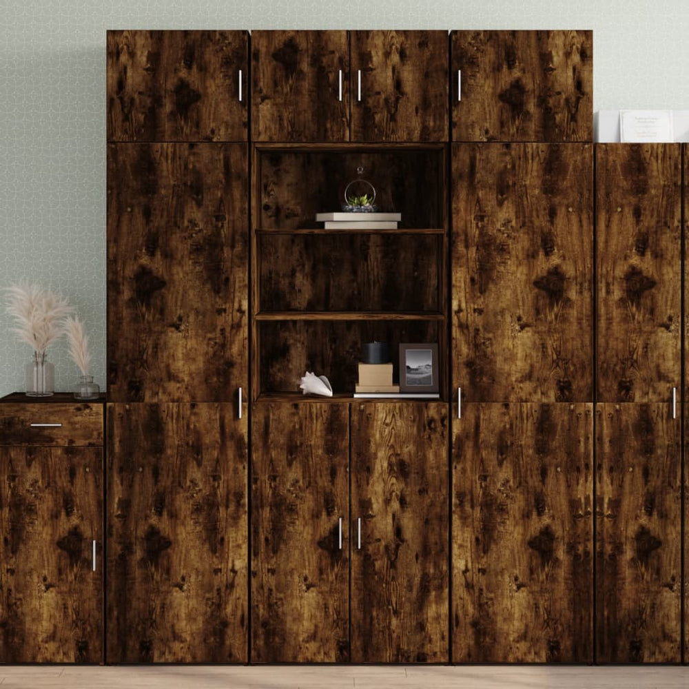 Highboard Räuchereiche 70x42,5x185 cm