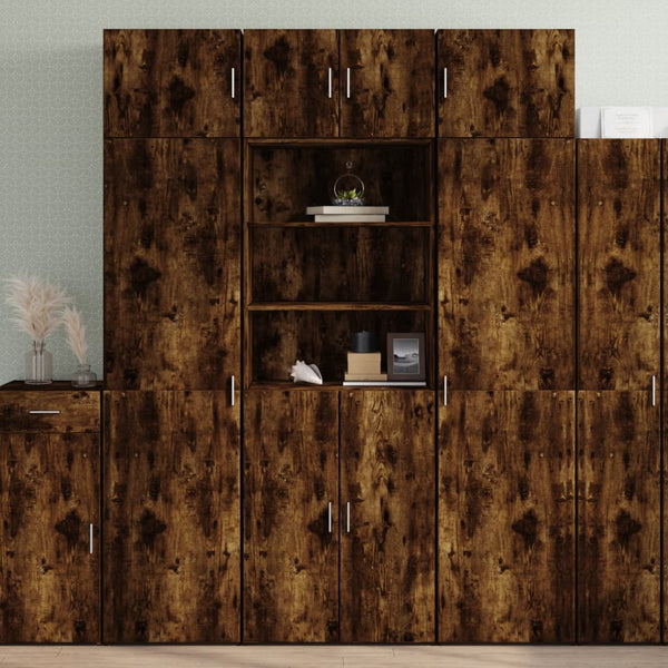 Highboard Räuchereiche 70x42,5x185 cm
