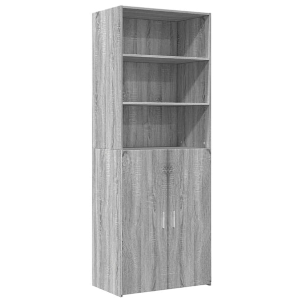 Highboard Grau Sonoma 70x185 cm