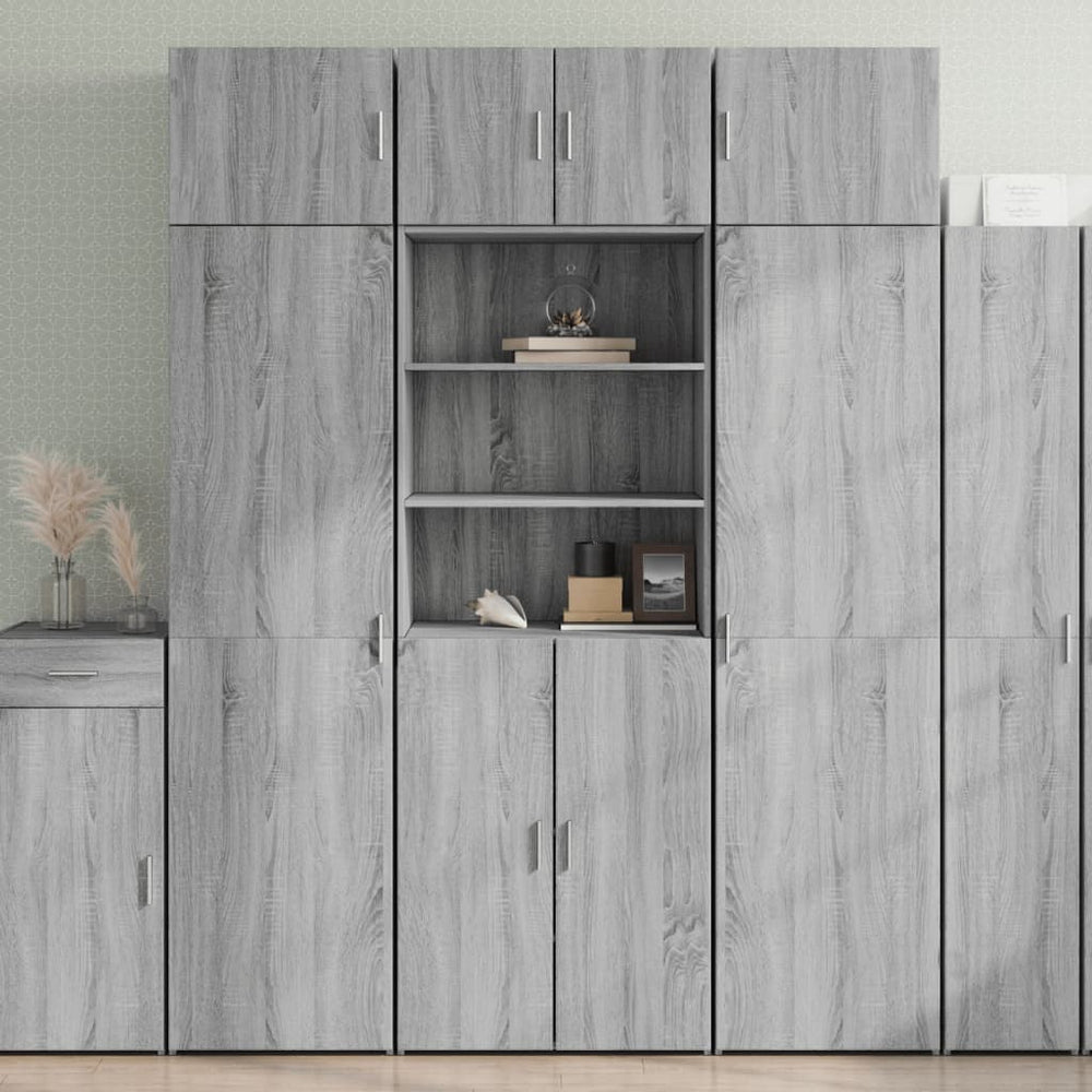 Highboard Grau Sonoma 70x185 cm