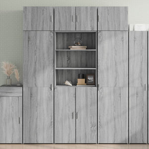 Highboard Grau Sonoma 70x185 cm