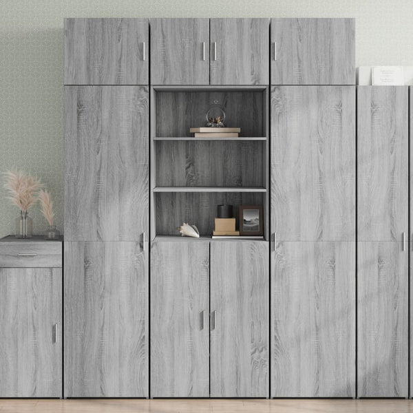Highboard Grau Sonoma 70x185 cm