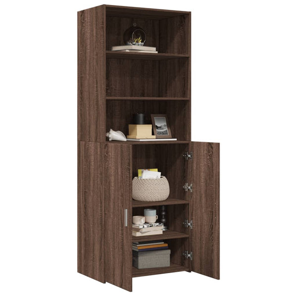 Highboard Braun Eichen-Optik 70x185 cm