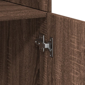 Highboard Braun Eichen-Optik 70x185 cm