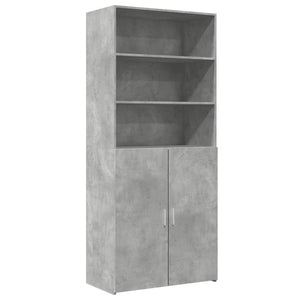 Highboard Betongrau 80x42,5x185 cm