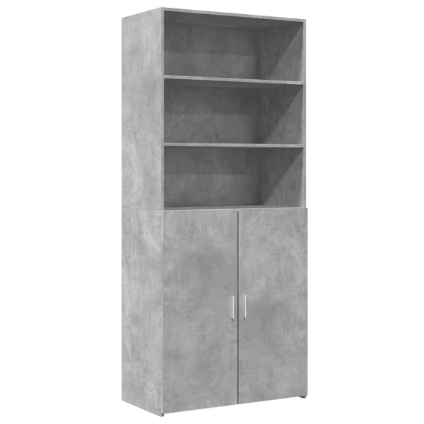 Highboard Betongrau 80x42,5x185 cm