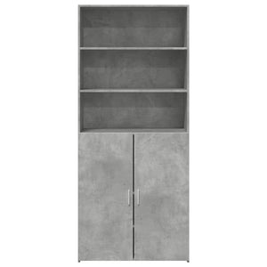 Highboard Betongrau 80x42,5x185 cm