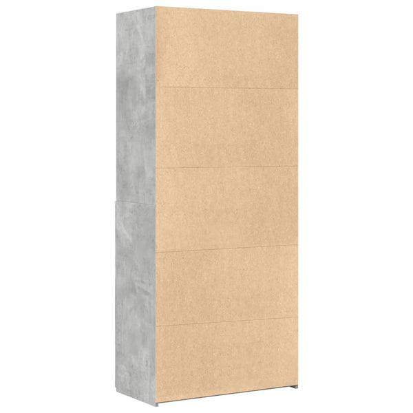 Highboard Betongrau 80x42,5x185 cm