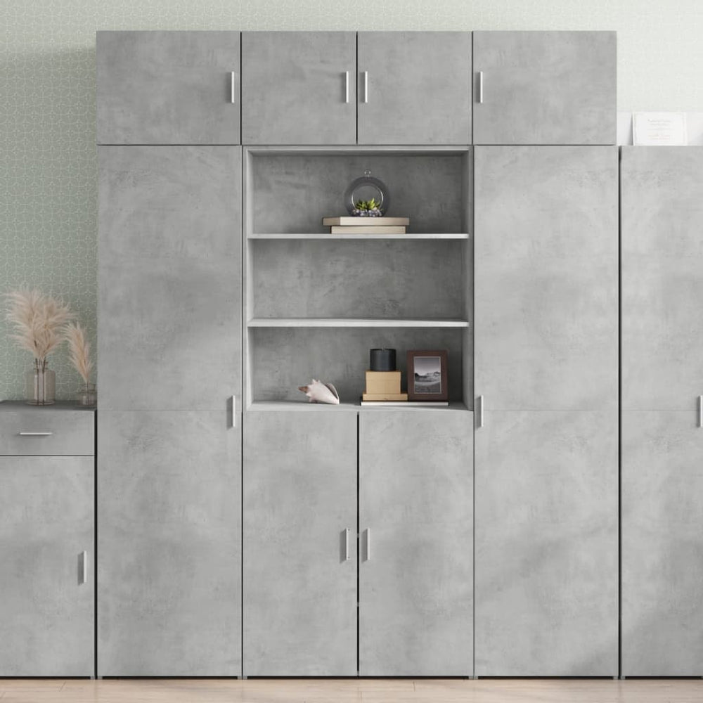 Highboard Betongrau 80x42,5x185 cm