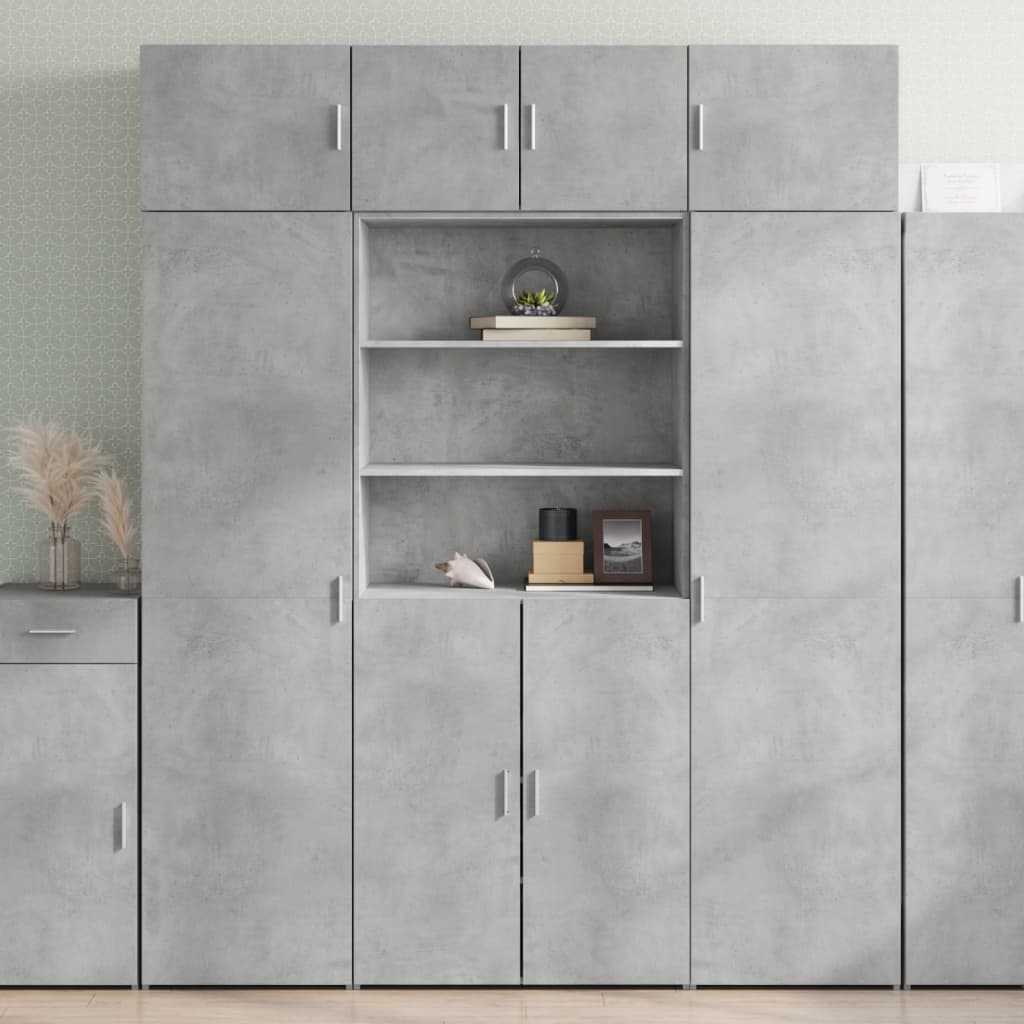 Highboard Betongrau 80x42,5x185 cm