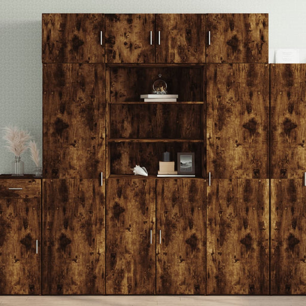 Highboard Räuchereiche 80x185 cm
