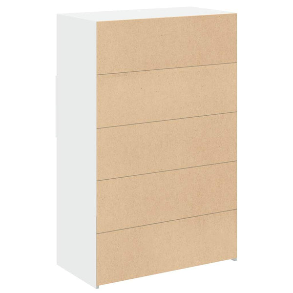 Highboard Weiß 80x42,5x124 cm