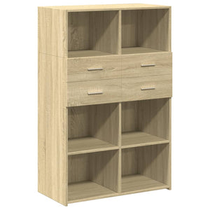 Highboard Sonoma Eiche 80x124cm