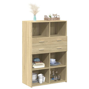 Highboard Sonoma Eiche 80x124cm