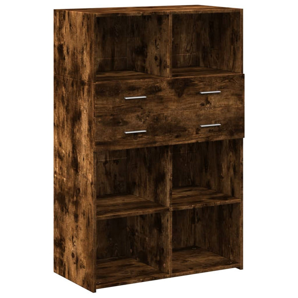 Highboard Räuchereiche 80x124 cm