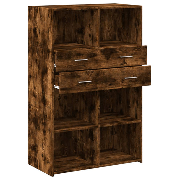 Highboard Räuchereiche 80x124 cm