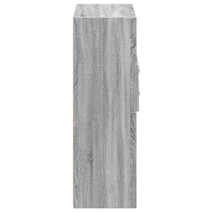 Highboard Grau Sonoma 80x124cm
