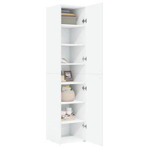 Highboard Weiß 40x42,5x185 cm