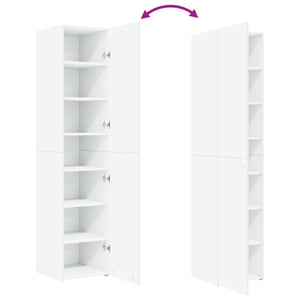 Highboard Weiß 40x42,5x185 cm