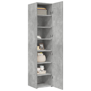 Highboard Betongrau 40x42,5x185 cm