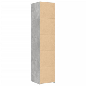 Highboard Betongrau 40x42,5x185 cm