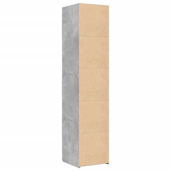 Highboard Betongrau 40x42,5x185 cm