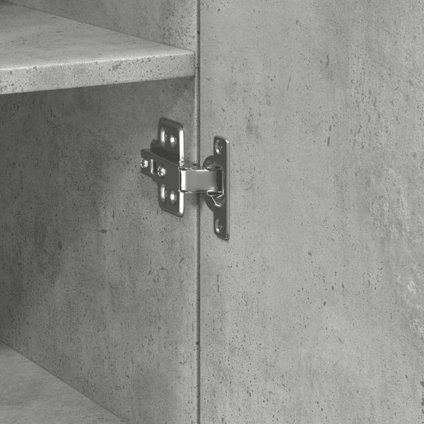Highboard Betongrau 40x42,5x185 cm