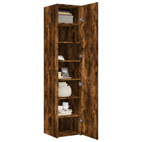 Highboard Räuchereiche 40x42,5x185 cm