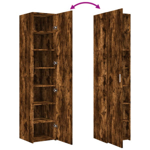 Highboard Räuchereiche 40x42,5x185 cm
