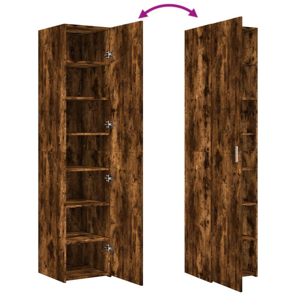 Highboard Räuchereiche 40x42,5x185 cm